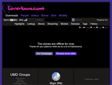 Tablet Screenshot of loverbuns.com